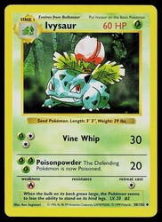 Ivysaur 30/102 Base Set Shadowless