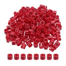 300Pcs Top Clothes Hanger Marker Fit 3mm Rod for Garment Coding Red