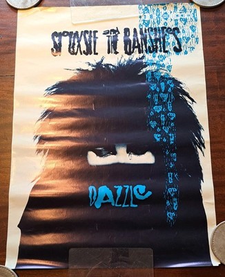 Original Dazzle Poster 1984 Siouxsie and the Banshees Rare See Description/photo