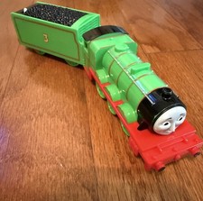 Thomas Friends Talking Henry Trackmaster Motorized Train Tested Working w Tender