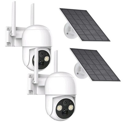 Solar Powered Wireless Pan/Tilt Security Cameras