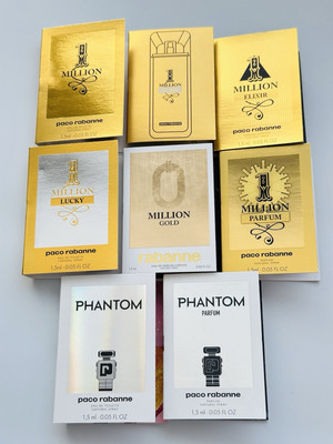 Paco Rabanne Million Phantom Cologne For Men Sample Size (8pcs
