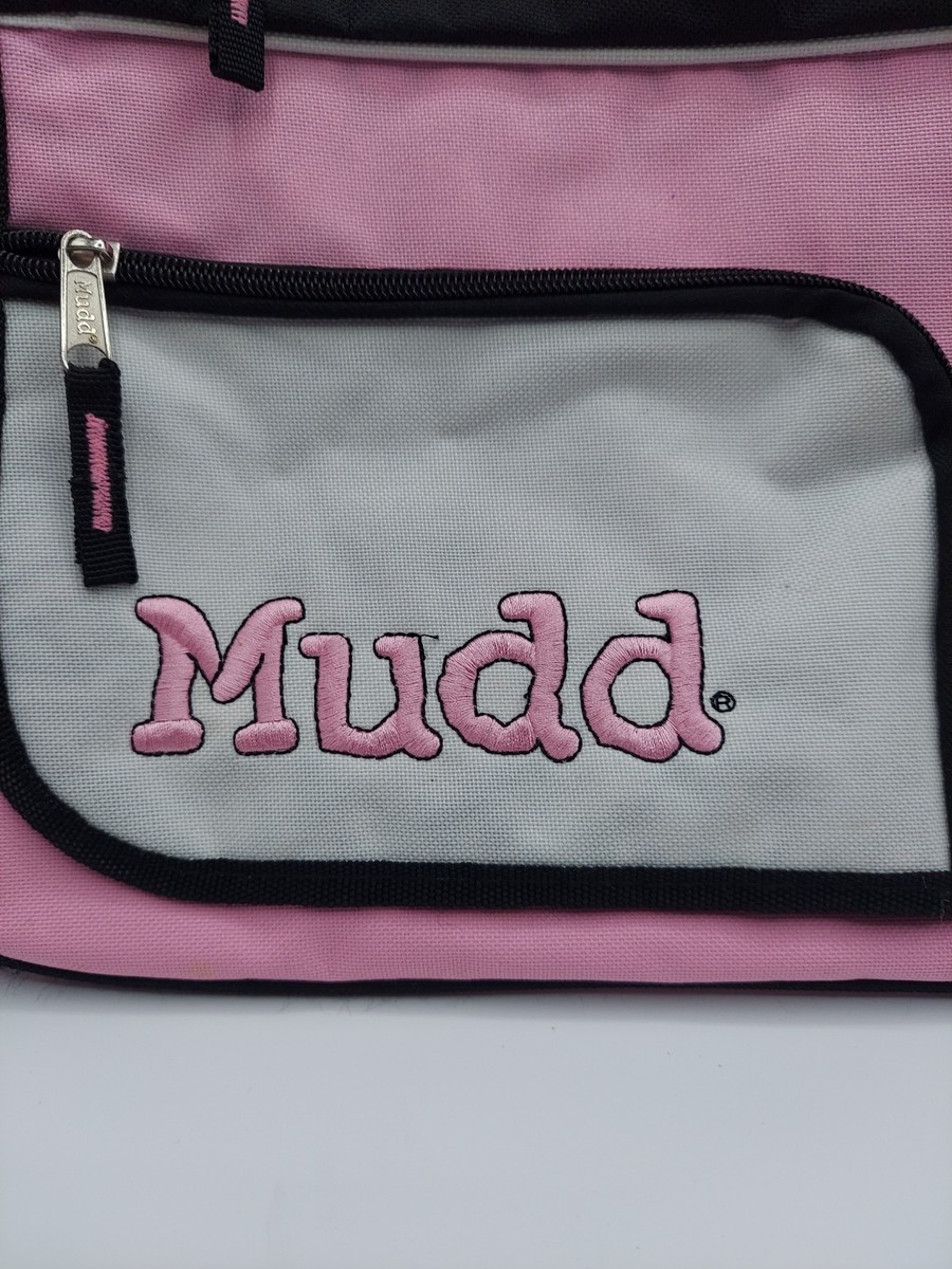 Vintage 90s Mudd Pink Messenger Bag Crossbody Embroidered