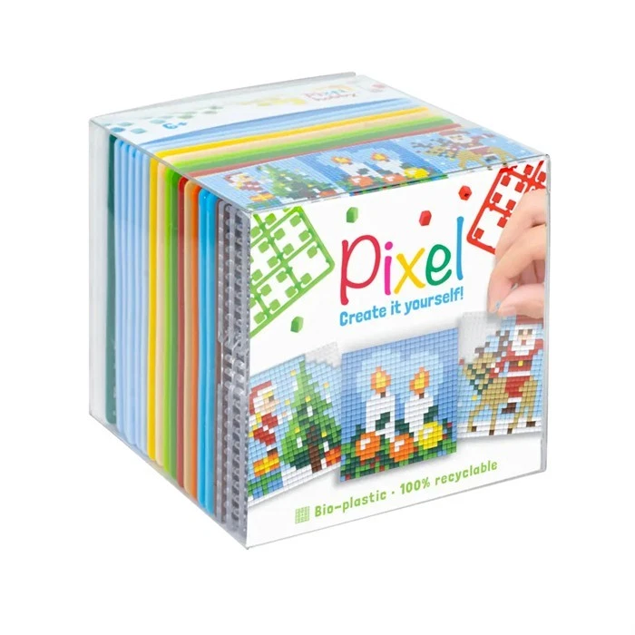 Pixel Hobby, Pixel Würfel, Weihnachten