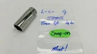 Snap-on tools USA 1/4" drive 15mm metric Deep 6 point Socket STMM15 Mint!