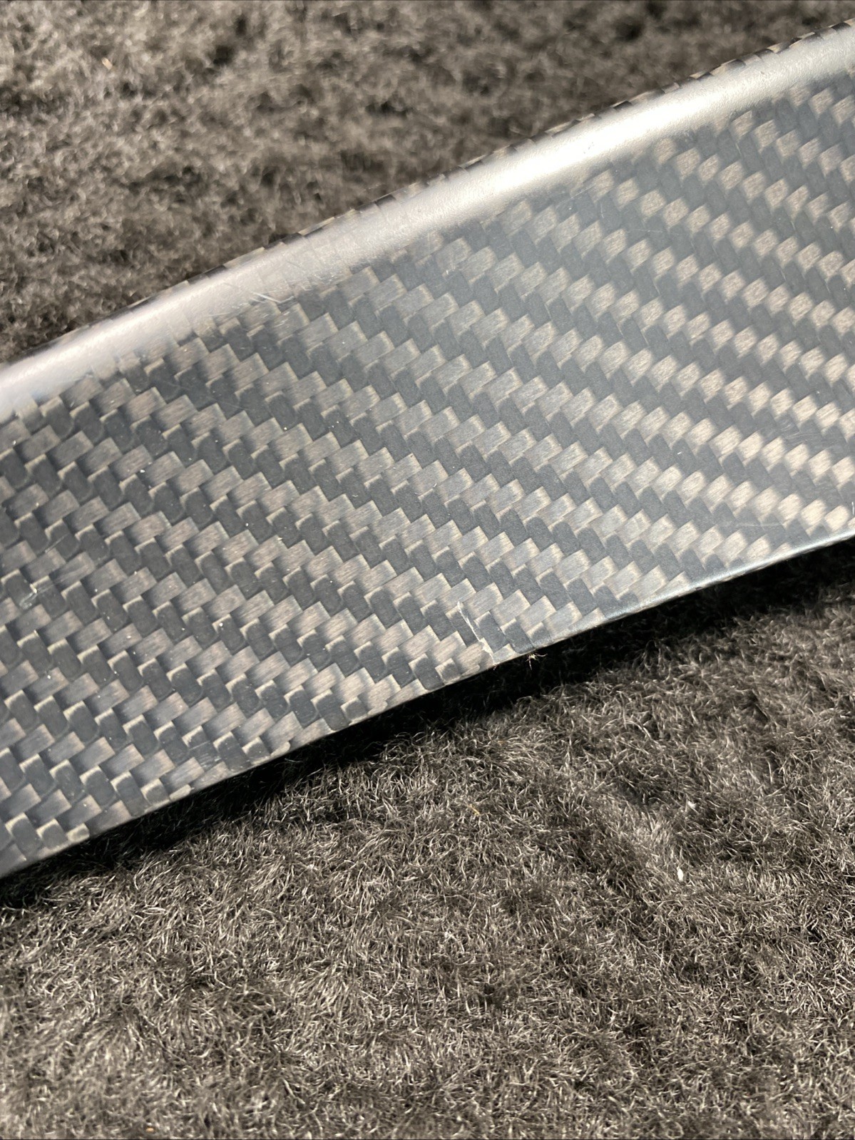 2017 Audi R8 4S Matte Carbon Fiber Trim Panel OEM 4S1857212A