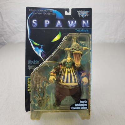 #ad 1996 McFarlane Toys Spawn The Movie CLOWN Snap On Parts Ultra Action Figure NEW $28.84