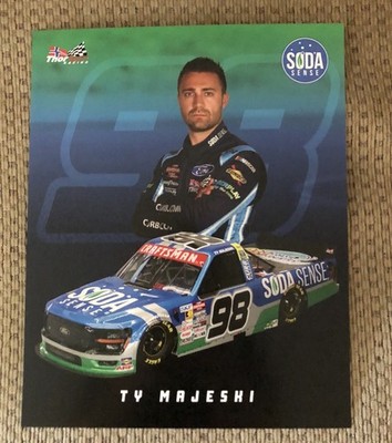 Nascar Truck Driver #98 Ty Majeski Soda Sense 2025 Postcard Version 2