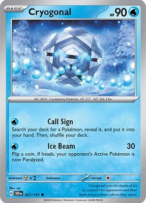 Cryogonal (047/191) [Scarlet & Violet: Surging Sparks] Near Mint