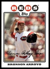 2008 Topps Bronson Arroyo Cincinnati Reds #152