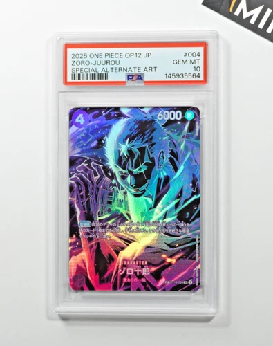 One Piece PSA 10 Zoro-Juurou #ST18-004 SP Legacy Of The Master 2025 Japanese