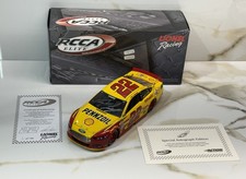 2014 JOEY LOGANO 1/24 ELITE SHELL PENNZOIL FORD DIN 1 AUTOGRAPHED  READ  