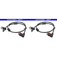 2X ATE ABS-SENSOR Raddrehzahl Hinten Passend FüR MERCEDES-BENZ CLS E-KLASSE