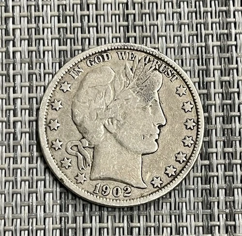 1902 Barber Half Dollar Fine #A41