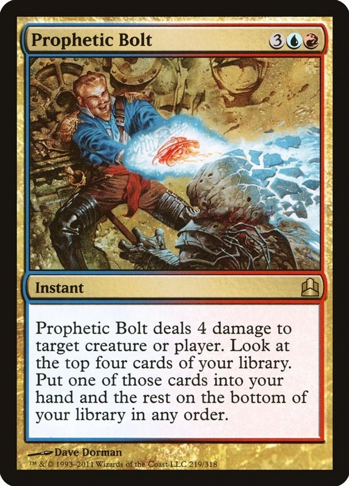 Prophetic Bolt - 219 - NM - Commander