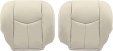 Driver  Passenger Side Bottom Replacement Leather Seat Cover Compatible with