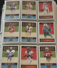 Panini 2021 Legacy NFL Legends Insert Card Lot 9 Cards Allen Montana Favre