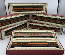 Rivarossi HO Scale Great Northern 1930 Passenger Car Lot Supermodell 7 Cars- MTB
