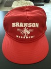 Vintage 1980s Branson Missouri Rope Snapback Hat Red Tourist Souvenir Cap — photo 1