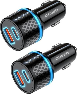 USB Car Charger Adapter, 2Pack 91W Fast Charging Cigarette Lighter Charger wi...