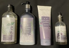 Lot Of 4 - Bath & Body Works BLACK CURRANT + CEDARWOOD Mist, Lotion, Cream, Wash