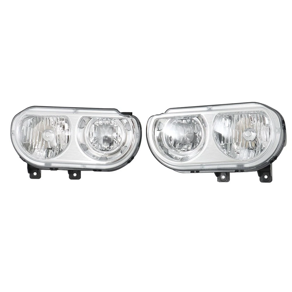 Faros halógenos laterales izquierdo y derecho para Dodge Challenger 2008-2010-2012 2013 2014 Foto 2 de 4