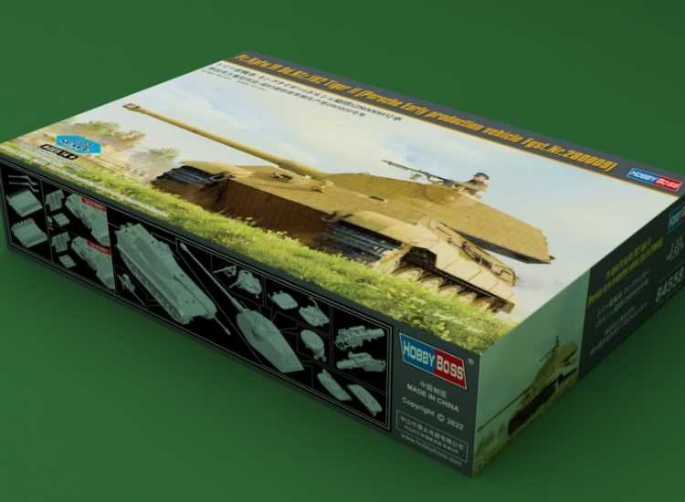 Hobbyboss HBB84558 1/35 - Pz.Kpfw.VI Sd.Kfz.182 Tiger II (Porsche Early)