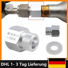 CO2 Zylinder Regler Adapter TR21-4 auf W21.8-Anschluss für Sodastream Silver DE