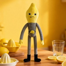 Lemongrab 24 Inch Stuffed Animal Plush Toys Kids Fluffy Doll Toddler Gifts