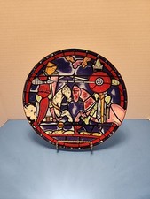 Cartier Chartres 1972 10” Cathedral Plate First Issue, Limoges France,  Knights