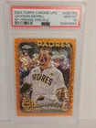 2024 TOPPS CHROME UPDATE JACKSON MERRILL ORANGE SPECKLE RC GEN MINT PSA 10