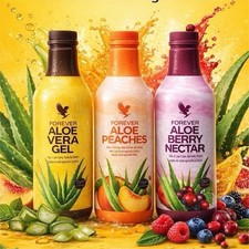 Forever Aloe Vera Gel, Aloe Peaches, Aloe Ber...