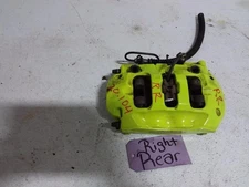 2017 PORSCHE CAYENNE Passenger Right Side Rear Brake Caliper OEM Acid Green