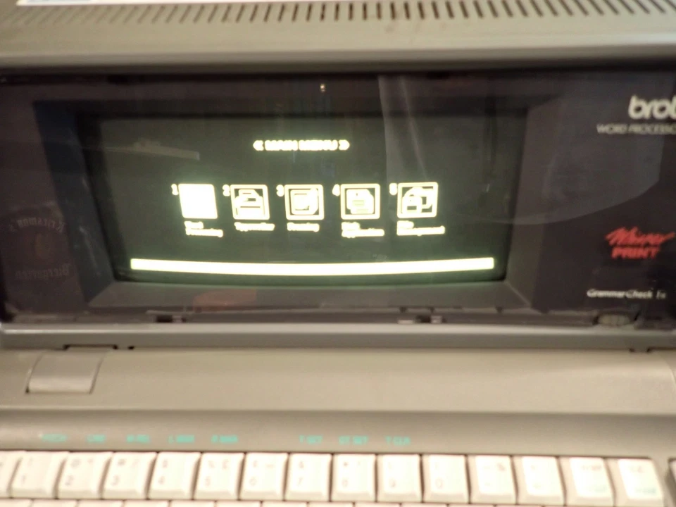 BROTHER WP2600Q Word Processor Whisper Print Grammar Check Works may need ribbon - Image 4 of 4