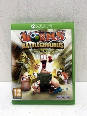 Worms Battleground - Microsoft Xbox One Video Game, Strategy Artillery