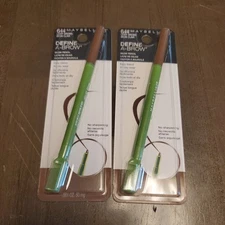 MAYBELLINE DEFINE A BROW EYEBROW PENCIL 2 pks 644 LIGHT BROWN NEW SEALE Lot of 2
