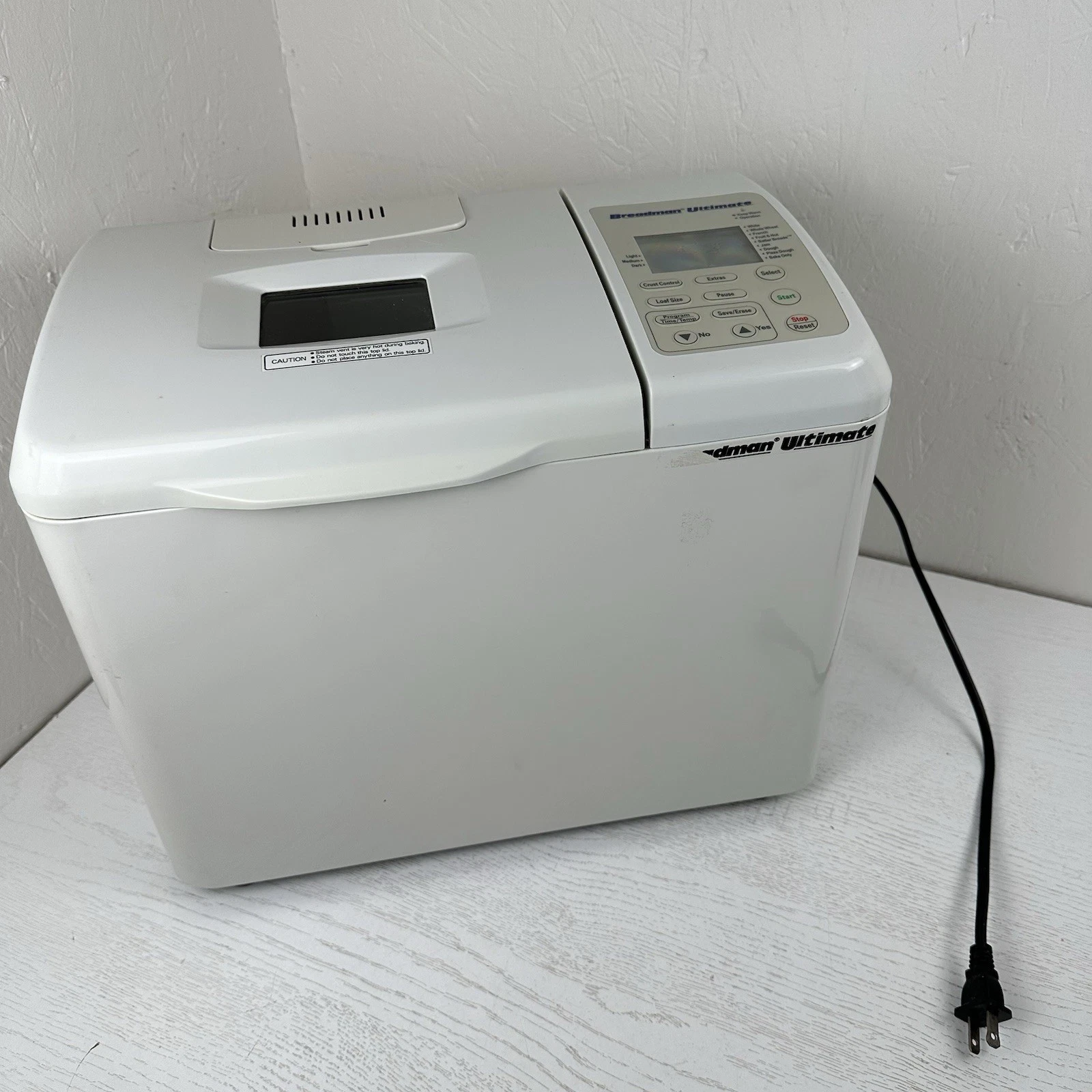 Breadman Ultimate TR2200C Automatic Programmable Bread Machine 2lb Loaf - Works