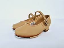 Bloch Leather Tap Shoes Style S0302 Color: Tan "Tap On" Child  Adult Sizes