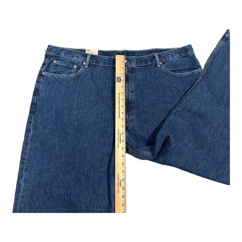 Levis 550 Relaxed Fit Jeans Men 48x32 Blue Denim Medium Wash New With Tags - Picture 4 of 13