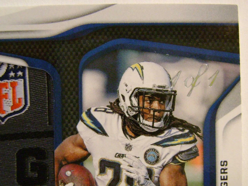 MELVIN GORDON III 1/1 1 OF 1 FABRIC OF THE GAME PANINI CERTIFIED FOOTBALL 2019 - Image 2 of 4
