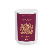 Isle Of Man Passport - White Coffee Mug