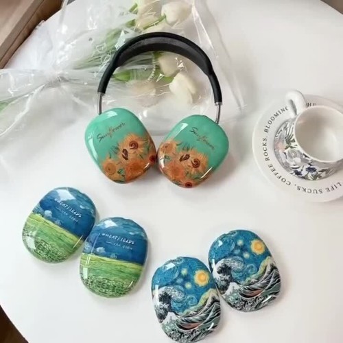 For Apple AirPods Max Protective Case Headphone Starry Night Anti-Drop Cover New - Video 1 of 1