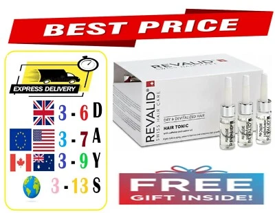 Revalid Hair Tonic 20 x 6 ml - Reduce Hair Loss - Encourage Hair Growth