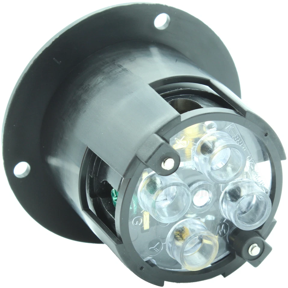 Entrada de entrada de energia flangeada com trava macho NEMA L14-30P de 30 ampères com tampa listada cUL - Imagem 3 de 4