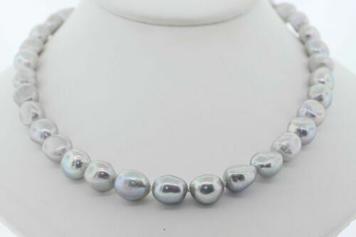 Collana Vintage Style Argento Collana In Argento Sterling 925 Con Ciondolo Perla - Lunghezza 45 Cm, Nuova, Stile Vintage Cortipet Perle