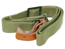 Green Model 47 SKS Two Point Sling with Leather Strip 