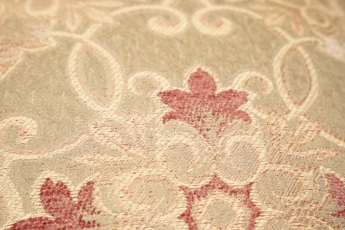 Coppia Cuscino Lancio Arazzo Borgata 16" Damascato Jacquard Ciniglia Broccato Frangia - Foto 4 di 13