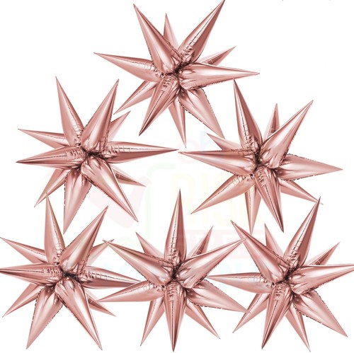 StarBurst Star Explosion Spike Foil Balloons Cone Foil Balloon Xmas Party Decor - Picture 7 of 14