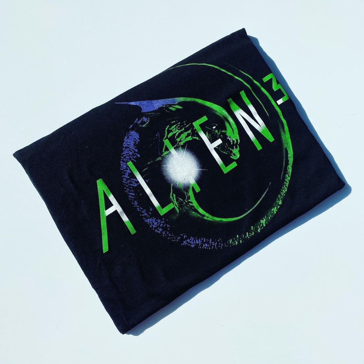 Vintage 1992 Alien Movie Promo Gaming Shirt XL Single Stitch