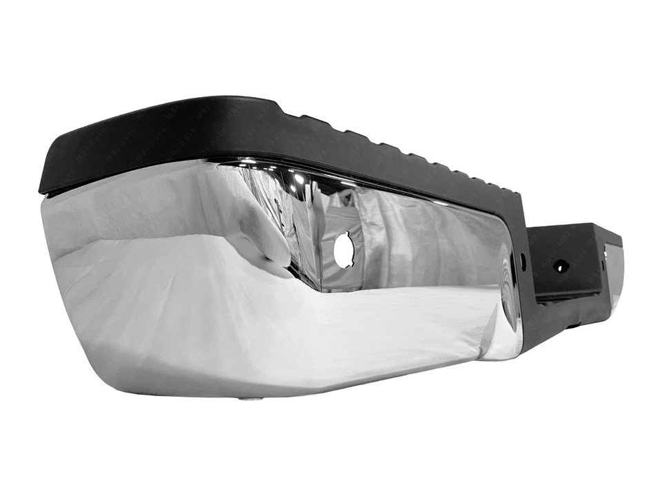 NEW Chrome Rear Bumper Assembly for 2008-2012 Ford F250 F350 Super Duty w/ Park Foto 4 de 4